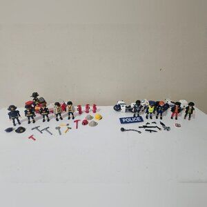 Playmobil Police And Fire Figures And Accesories